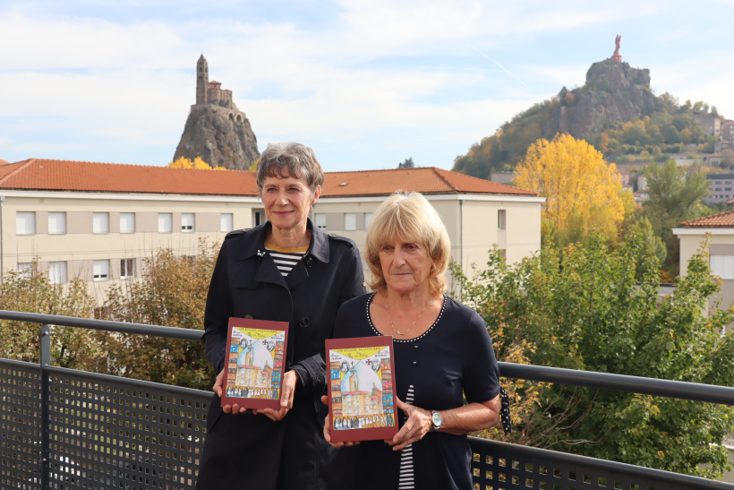 (de gauche à droite) Marie-Thé Sentenat et Maryse Fraisse, deux auteures du livre. 