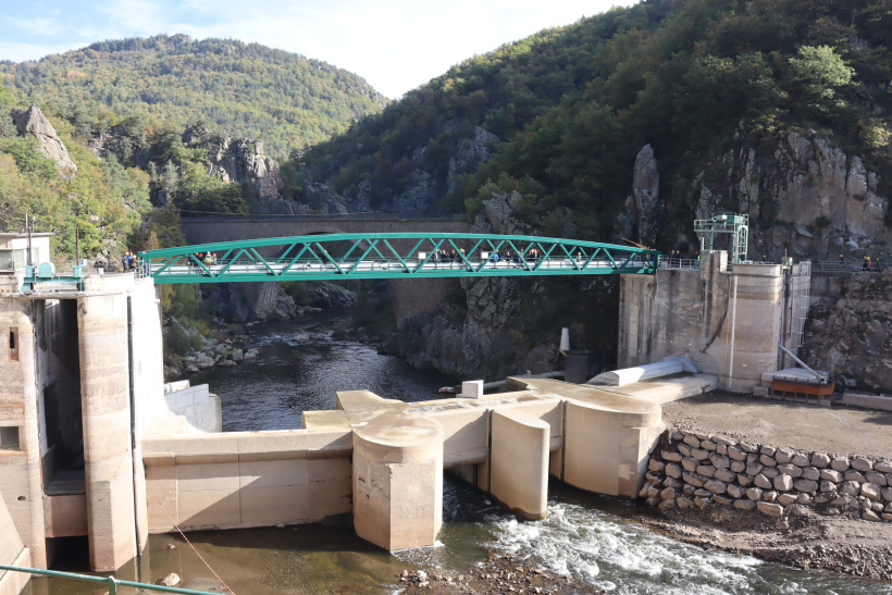 Le barrage du Poutès a été inauguré ce lundi 24 octobre. 