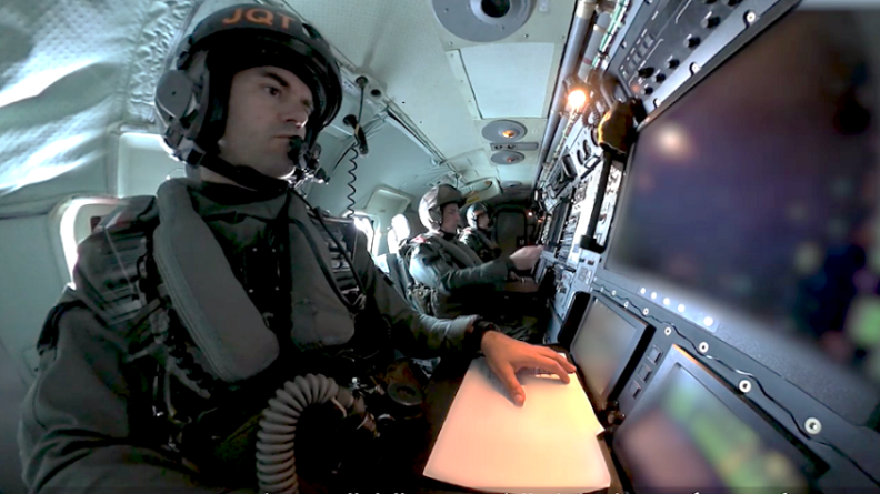 L'entraînement dans l'avion de contrôle.
