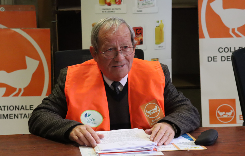 Jean-Marie Guerault est le Président de la Banque alimentaire Haute-Loire.