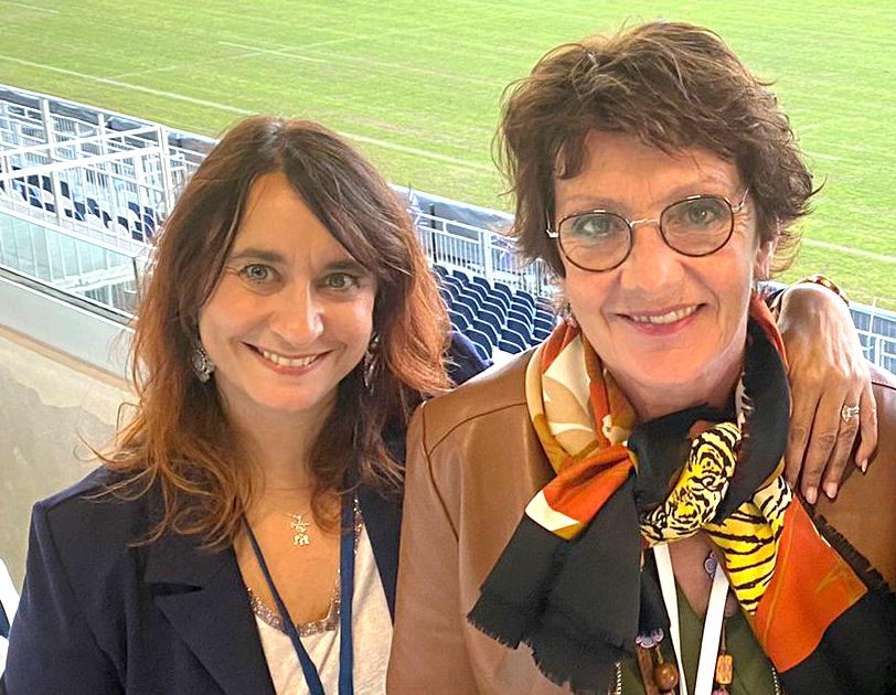 Karine Vincent aux côtés de Marie-Agnès Petit, Présidente du Département de la Haute-Loire