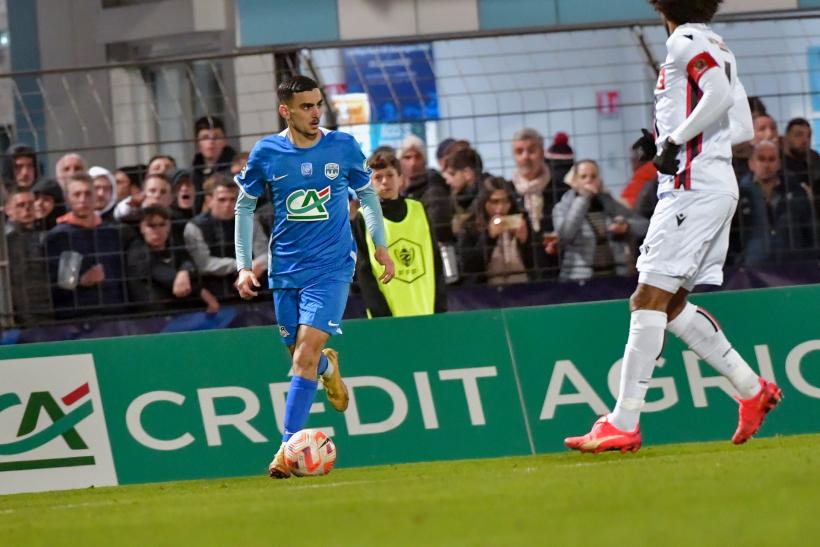 Mohamed Ben Fredj lors du 32e de finale de Coupe de France, samedi 7 janvier