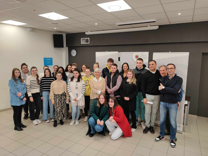 Une promotion de 22 apprenants est actuellement en formation à l’IFP 43 de Bains