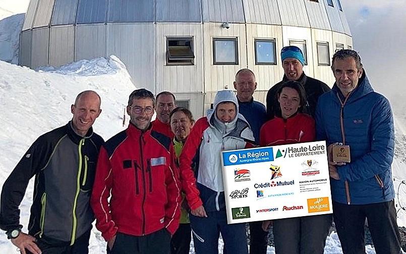 Des pompiers sur le refuge du Gouter dans le Mont-Blanc