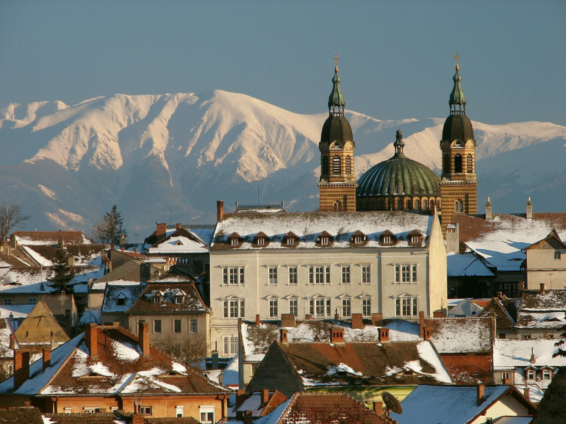Sibiu, capitale de la Transylvanie.
