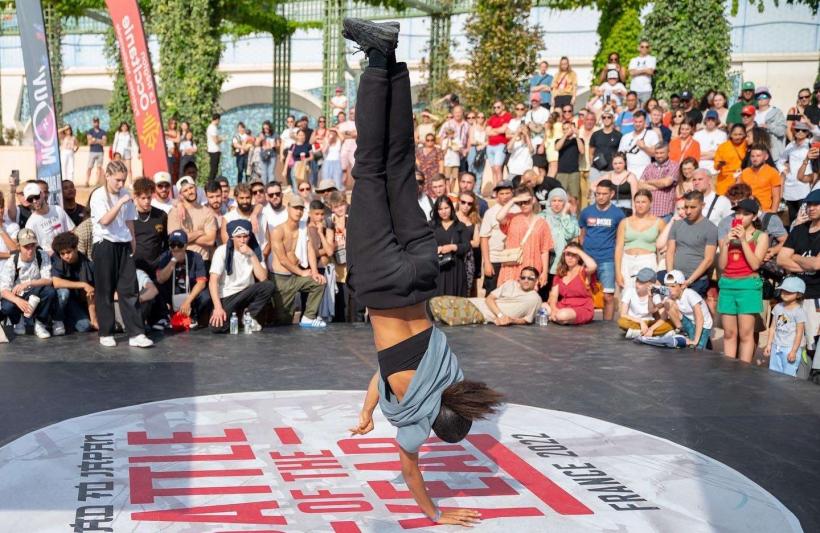 Sya Dembele à la Battle of the Year 2022 à Montpellier.