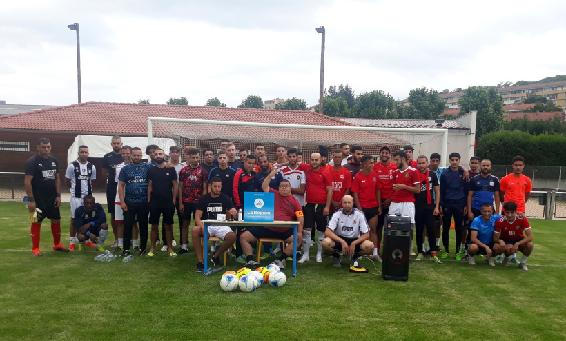 Le FC Val-Vert a organisé un tournoi de foot au stade Père Fayard le 24 juillet.
