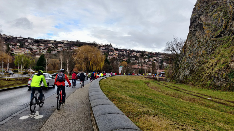 La Vélurotion de la Puycyclette a réuni plus de 50 cyclistes samedi 4 décembre.