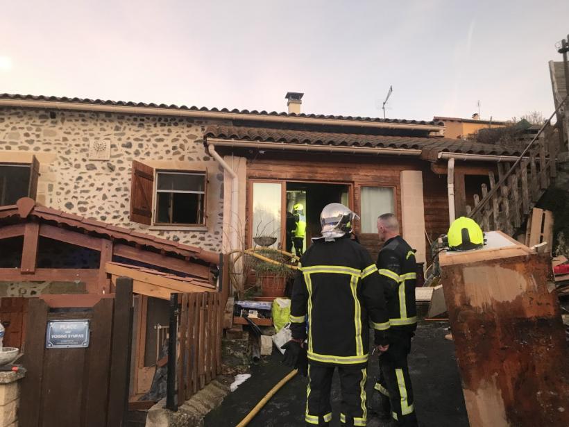Un incendie à Arsac en Velay ce vendredi 3 février