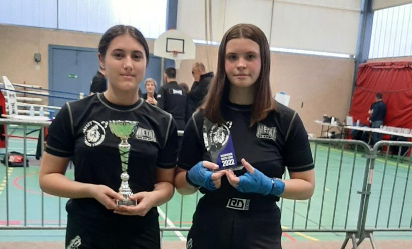 Cassie et louise boxe Blavozy