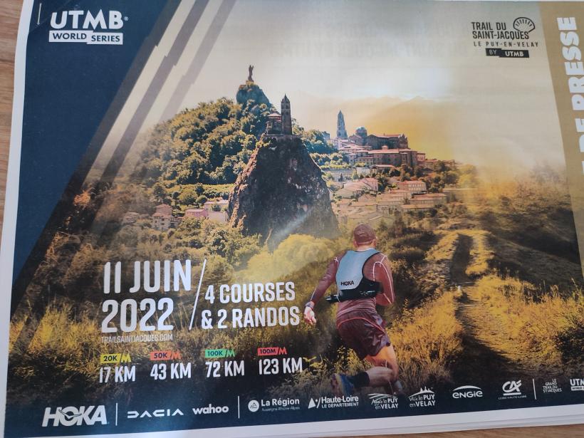 Flyer Du Trail de Saint Jacques