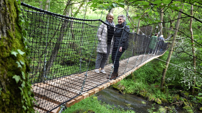 Vals : une nouvelle passerelle pour explorer les Chibottes.