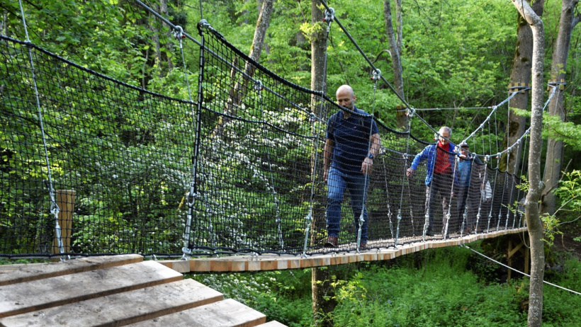 Vals : une nouvelle passerelle pour explorer les Chibottes.