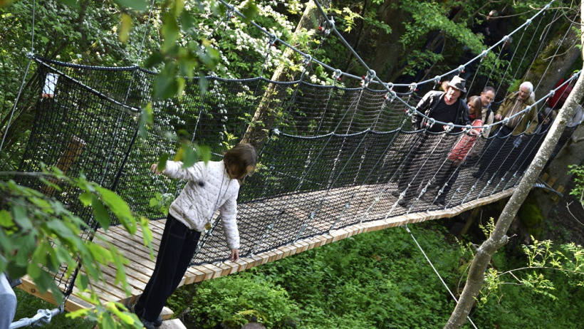 Vals : une nouvelle passerelle pour explorer les Chibottes.