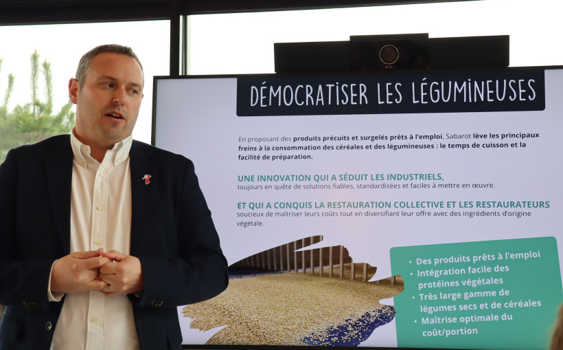 Antoine Wassner, patron de Sabarot, présente les nouvelles ambitions de l'entreprise.