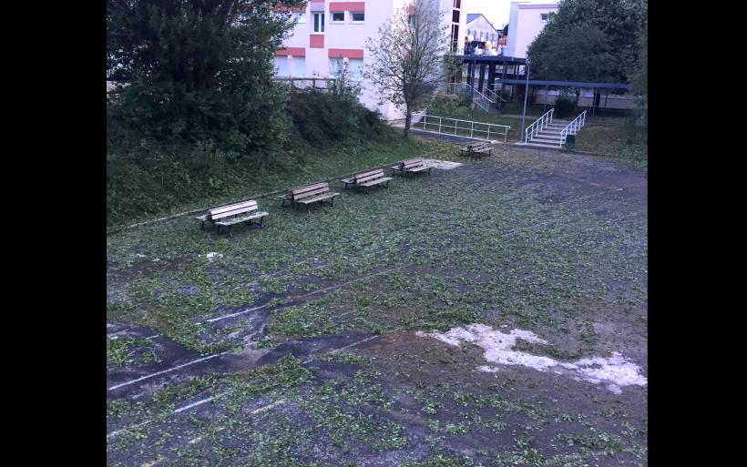 Le collège public de Saint-Julien-Chapteuil a été particulièrement touché.