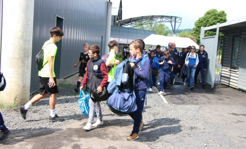 Les joueurs arrivent progressivement