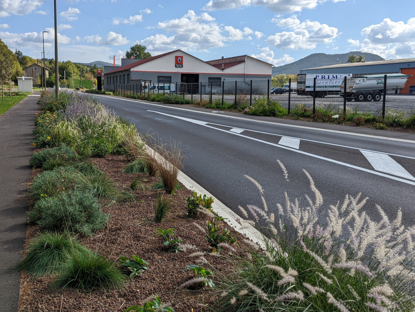 L'Avenue des sports a été inaugurée par les élus. 