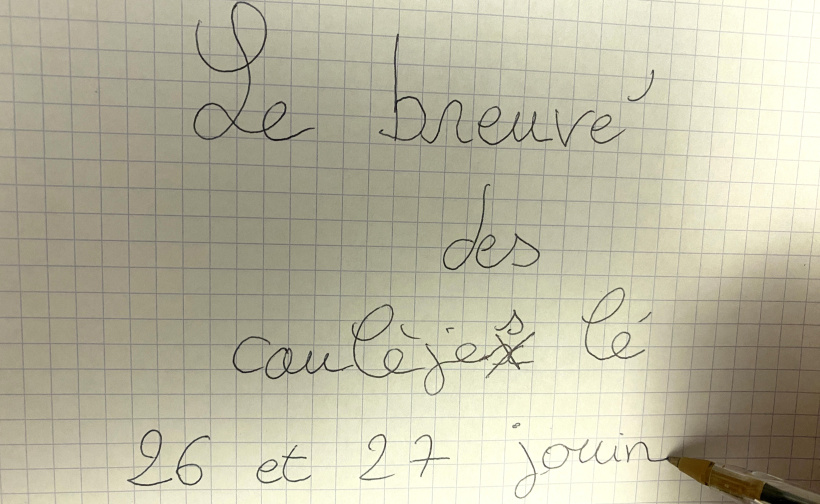Il paraîtrait que quelques" fautes se cachent dans ce titre... 