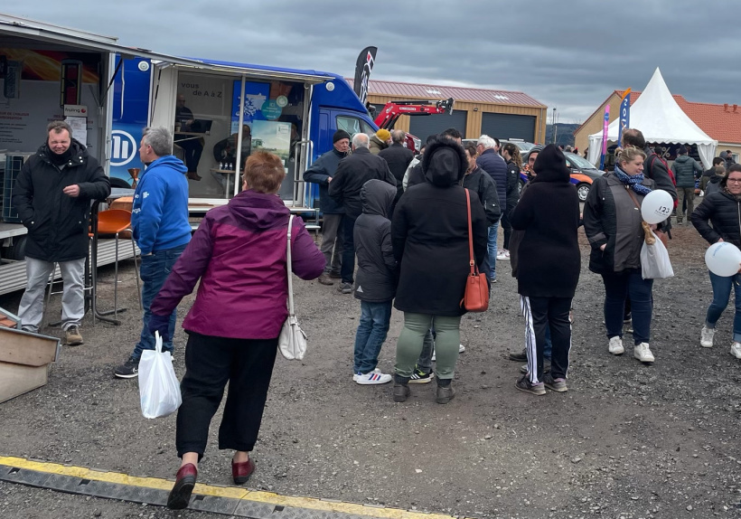 Lors de la dernière foire du printemps au Brignon. 
