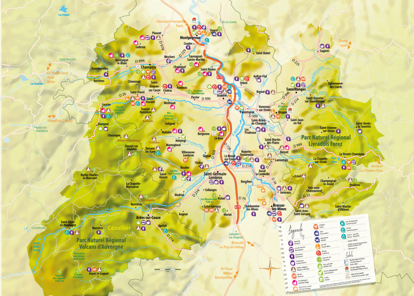 La carte de l'API.