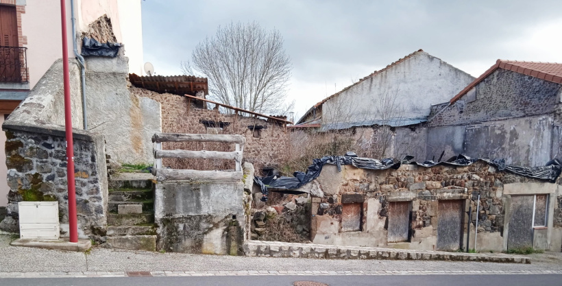 La maison avant la démolition