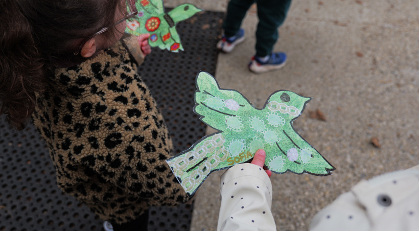 Un oiseau porteur de paix