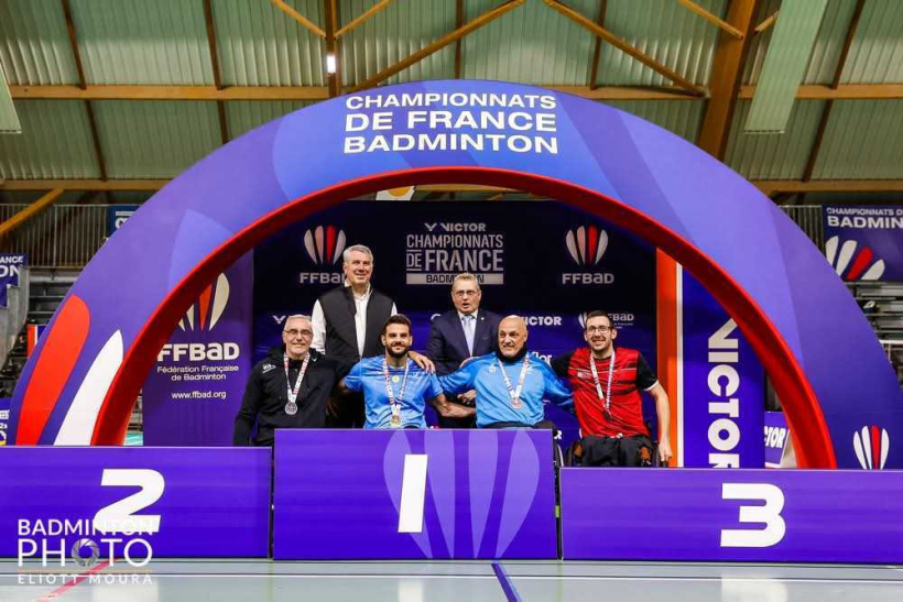 Podium des 3 médaillés:  François Nalborczyk, Brunot Cat et Thomas Jakobs