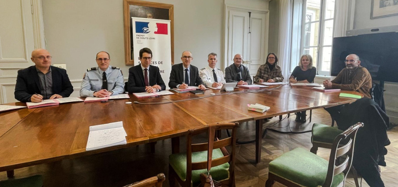 Elus et bailleurs sociales réunit contre les nuisances