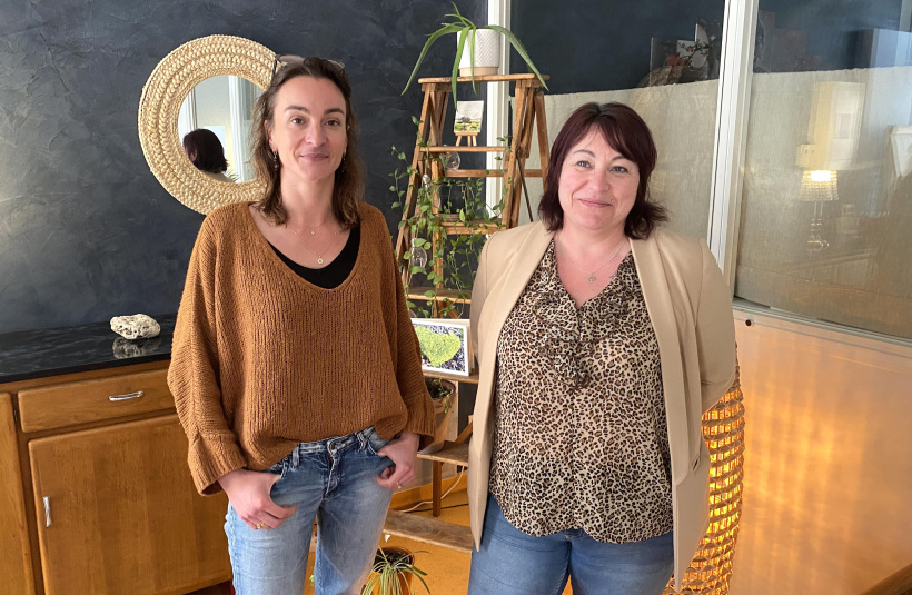 Coralie Serres et Laetitia Parrain, deux exemples de force et conviction. 