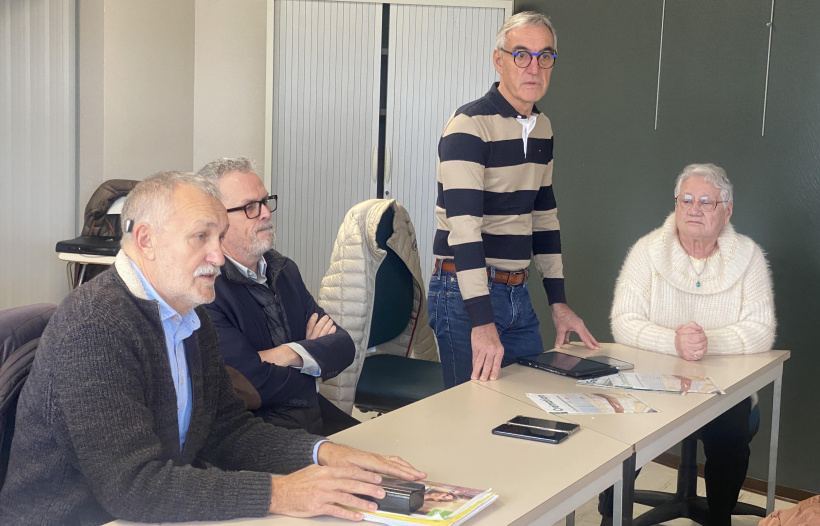 (de gauche à droite). Daniel Rousseau, Christophe Guillot et Jean-Paul Bringer.