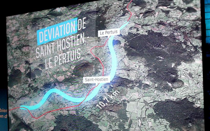 Lors de la présentation des grands chantiers de la Région le 28 février 2020.