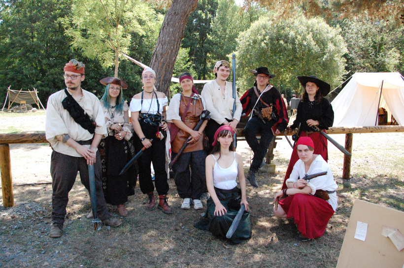 Les pirates prennent la pose
