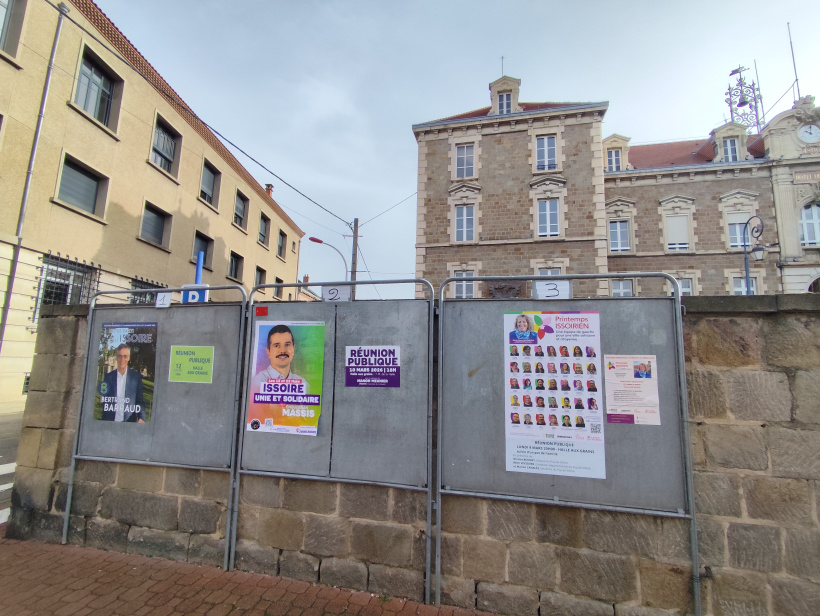 Les trois listes à Issoire élections municipales