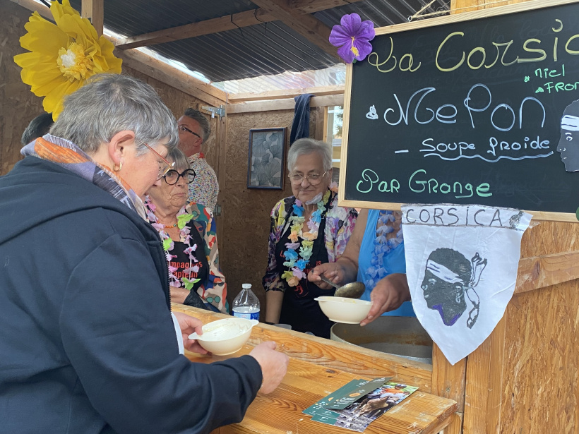 Stand de la soupe "La Corsica"
