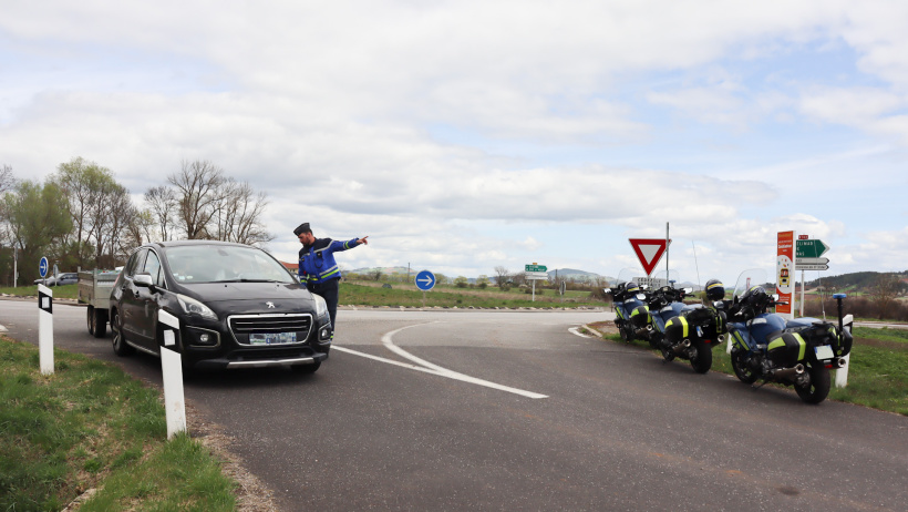 Le rond-point de Coubladour, axe très fréquent du département