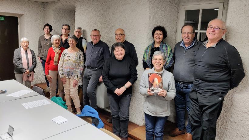 Le groupe mycologique de la Haute-Loire en AG le 18 mars 2022.