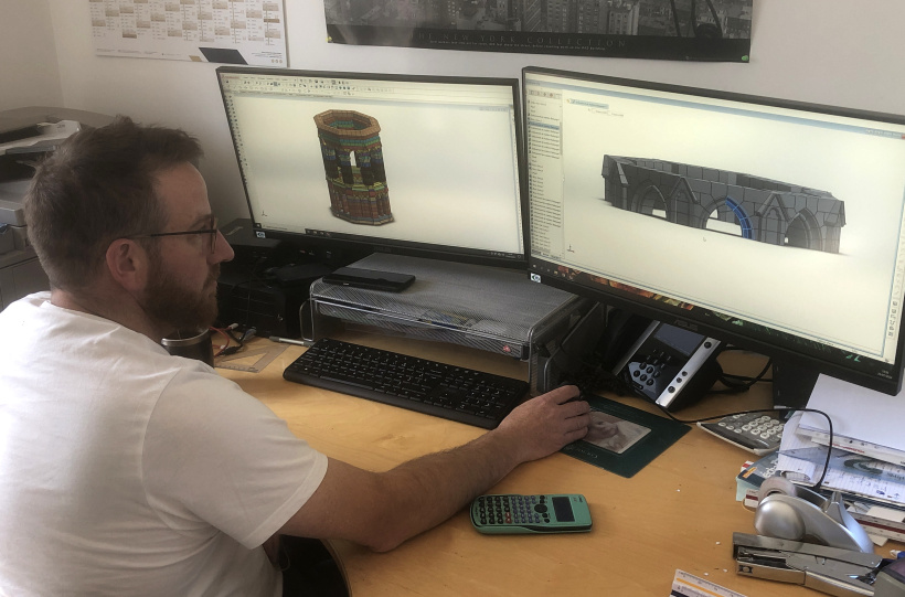 Guillaume Coat a usé de la technologie numérique pour réaliser des plans à la perfection.