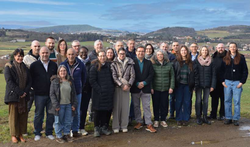 Une équipe soudée autour du maire de St-Germain-Laprade, Guy Chapelle.