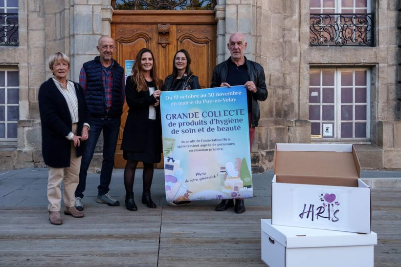 Un point de collecte a été mis en place à la mairie du Puy-en-Velay