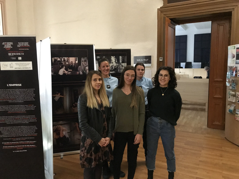 Exposition pour l'élimination des violences aux femmes au tribunal judiciaire du Puy