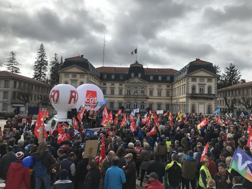 Place du Breuil, manifestation contre la réforme des retraites, samedi 11 mars 2023