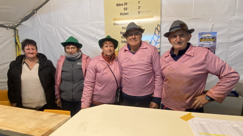 Les bénévoles aux entrées