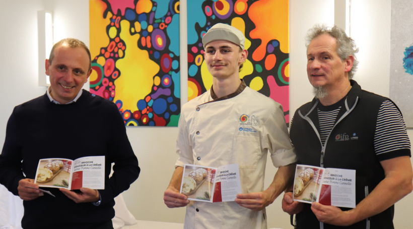 Julien Veysseyre,élève en 2e année de BP Boulangerie