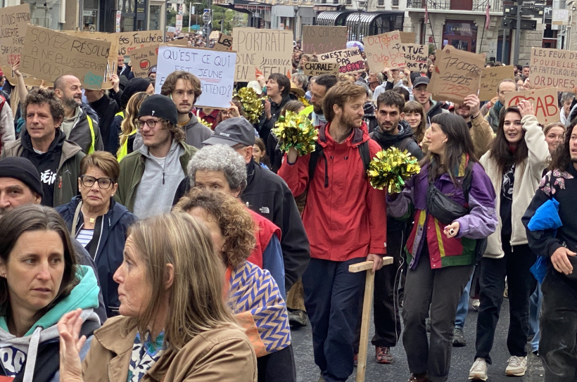 La mobilisation a généré un cortège important, sans aucune violence.