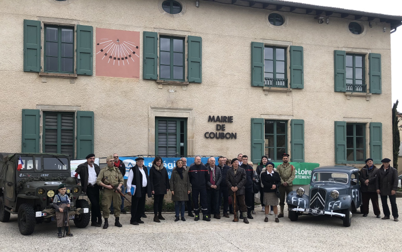 Présentation des reconstitutions de la 2ème guerre mondiale à Coubon