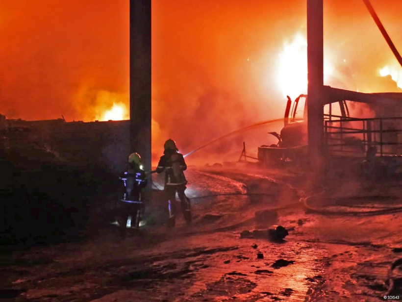 Les sapeurs-pompiers ont luttés contre le feu