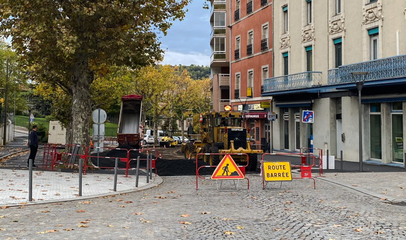 La circulation est fermée sur l'avenue jusqu'au 30 octobre