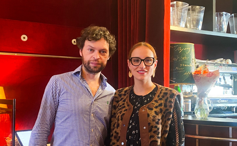 Medhi et Nelly à la tête de la brasserie Le Majestic