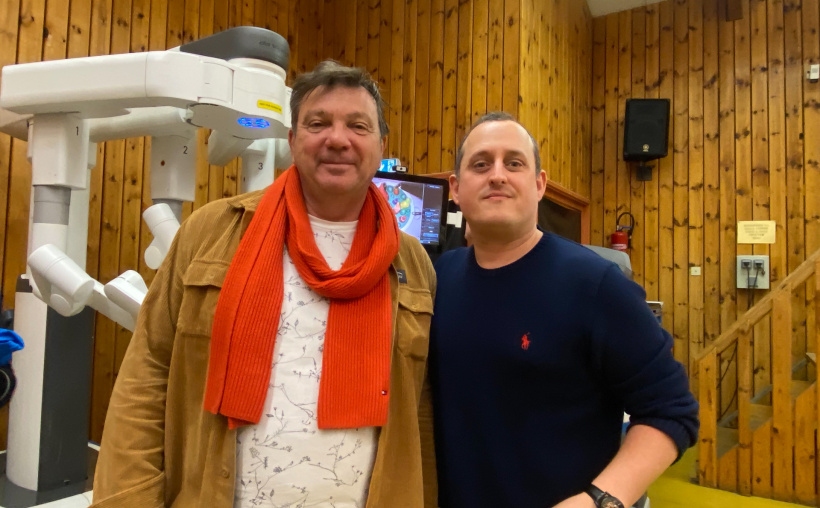 Patrick Seulin, chirurgien digestif et Jacques Largeron urologue